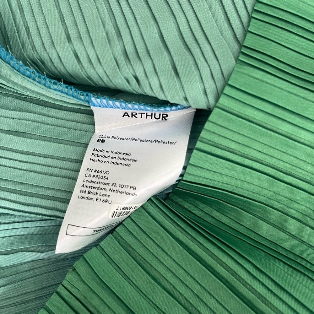 Free People x Arthur Apparel Box Pleat Midi Dress, Size 4 - Picture 2 of 8